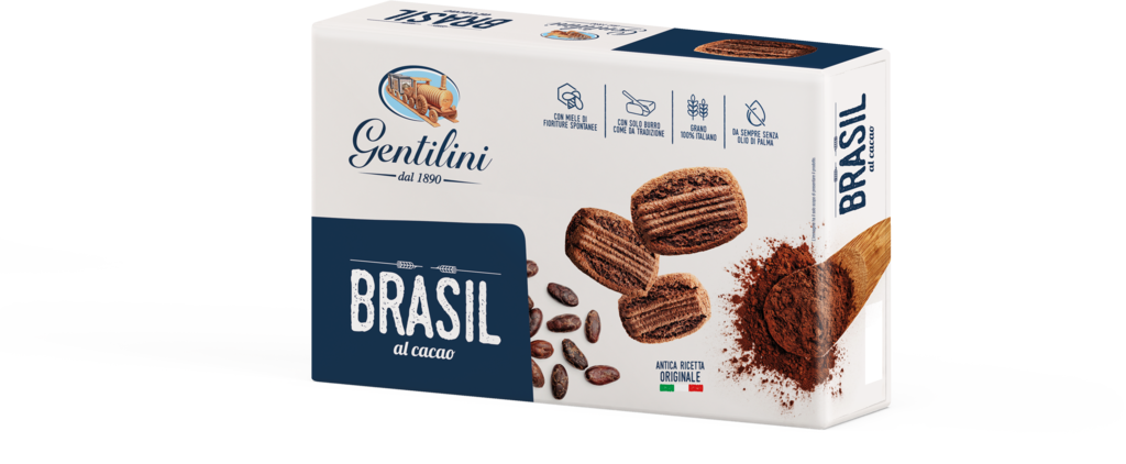 Sušenky BRASIL kakaové Gentilini 250g